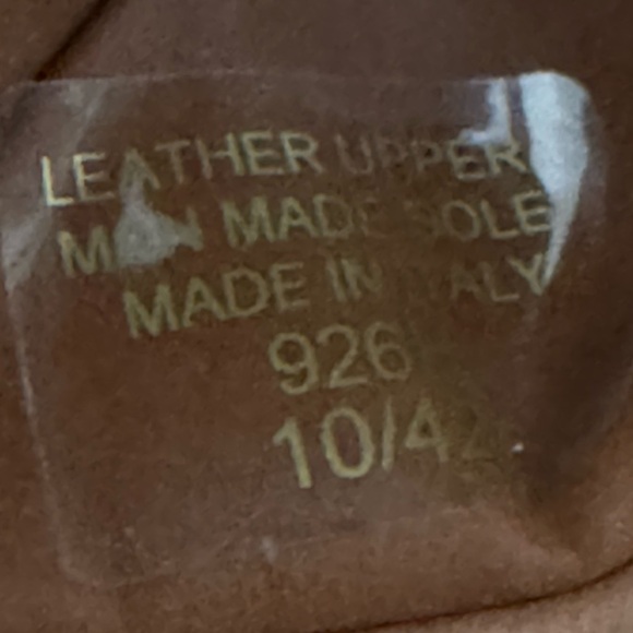 Mila Paoli Brown Leather Slide Sandals Made in Italy Size 9.5 - Picture 7 of 9